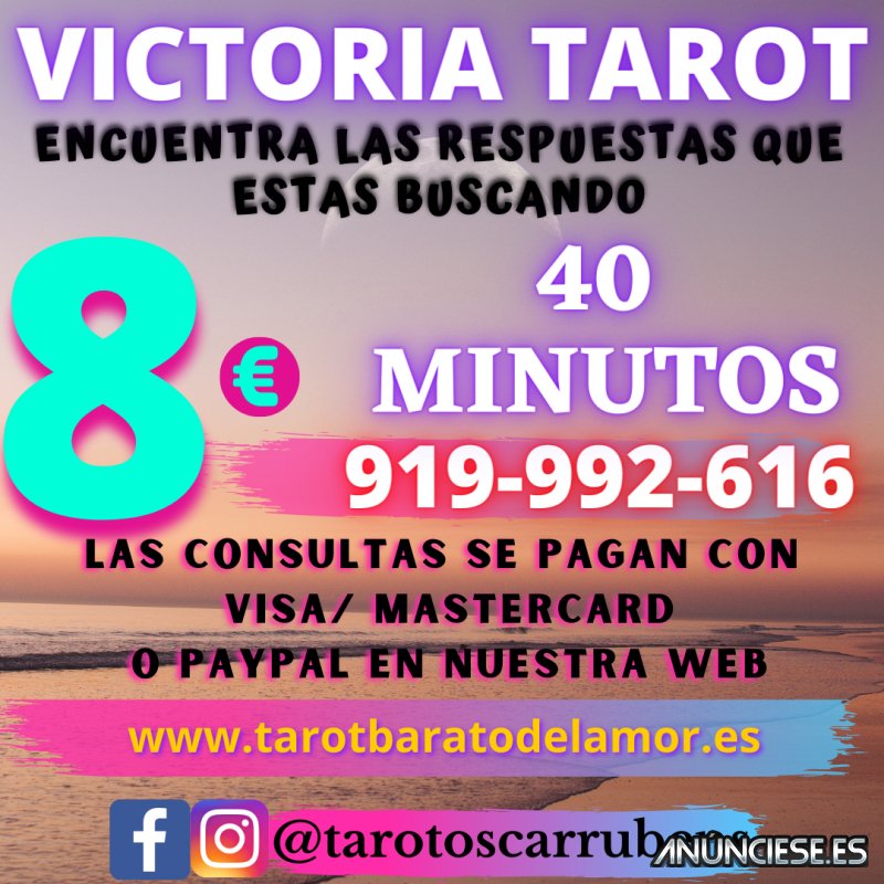 CONSULTA DE TAROT DE EXCELENTE CALIDAD LOS 40 MIN 8 E