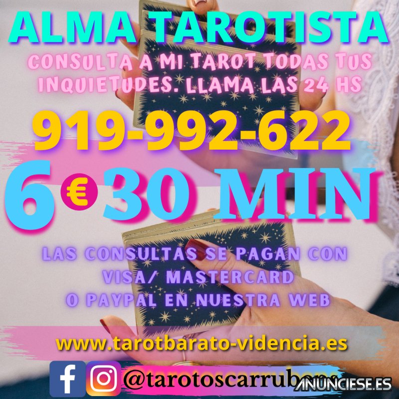 TAROT TELEFÓNICO Y TAROT FIABLE POR 6 EUROS 