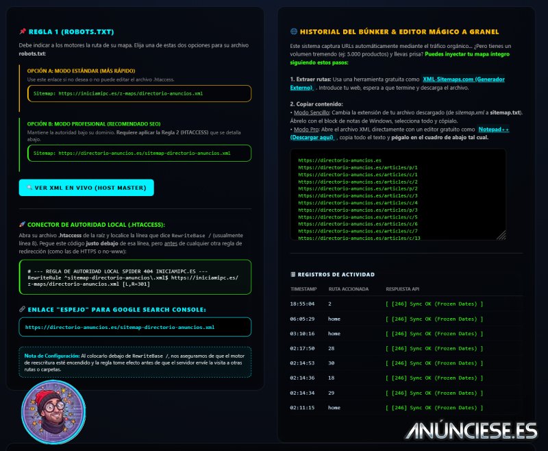 Inyección Sitemaps XML: Indexa en Google Rápido y sin Caídas